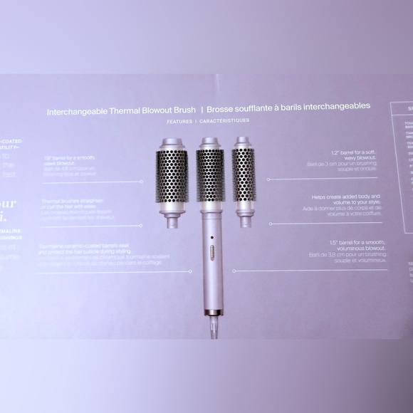 Monat Interchangeable Thermal Blowout Brush - Picture 12 of 16